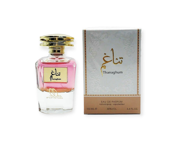 THANAGHUM By Faan Al Ibdaa Eau De Parfum For Women With Deodorant, Best Fragrance For Her 100ML / 3.4Oz Original U.A.E Arabian Perfume