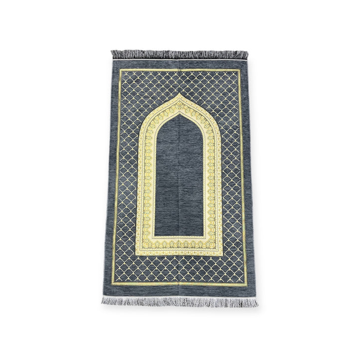 Chenille Jaynamaz salah prayer rug Turklish prayer mat-TheIslamicshop.com