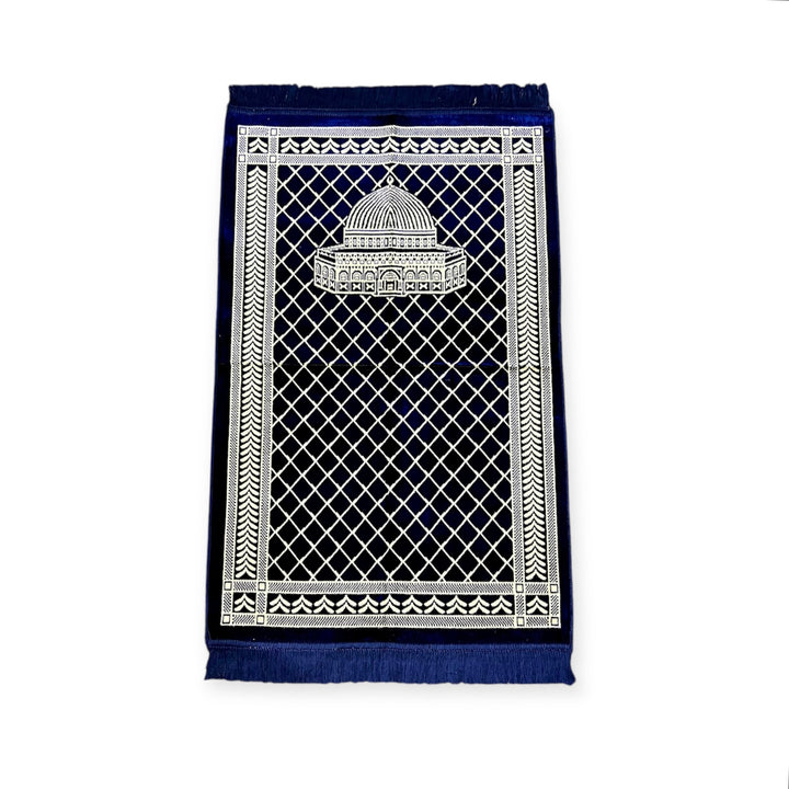 Masjid Aqsa Desgin  Prayer Mat Sajjadah Jaynamaz Salah Prayer Rug Turklish-TheIslamicshop.com