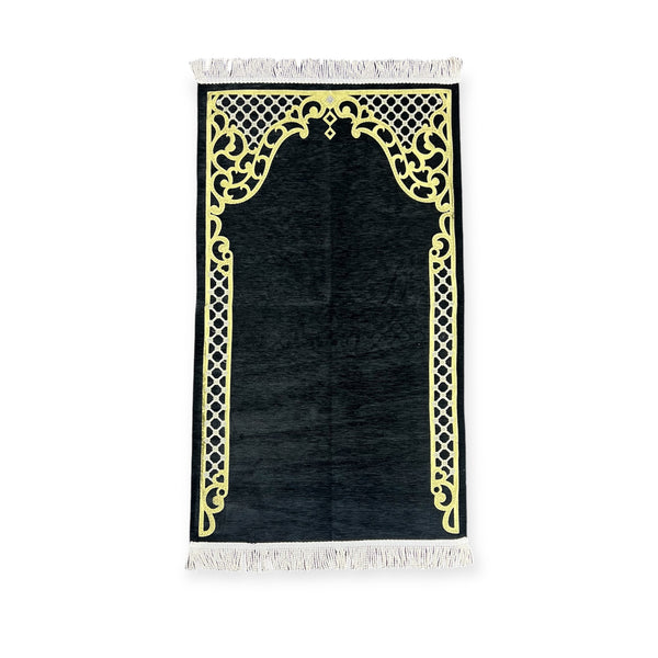 Sultan Chenille Jaynamaz salah prayer rug Turklish prayer mat high-quality-TheIslamicshop.com