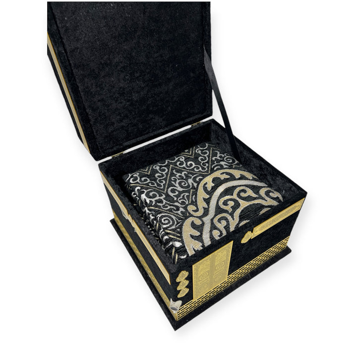 Kaaba Gift Box With Indo Pak Quran Tasbeeh & Prayer mat-theislamicshop.com