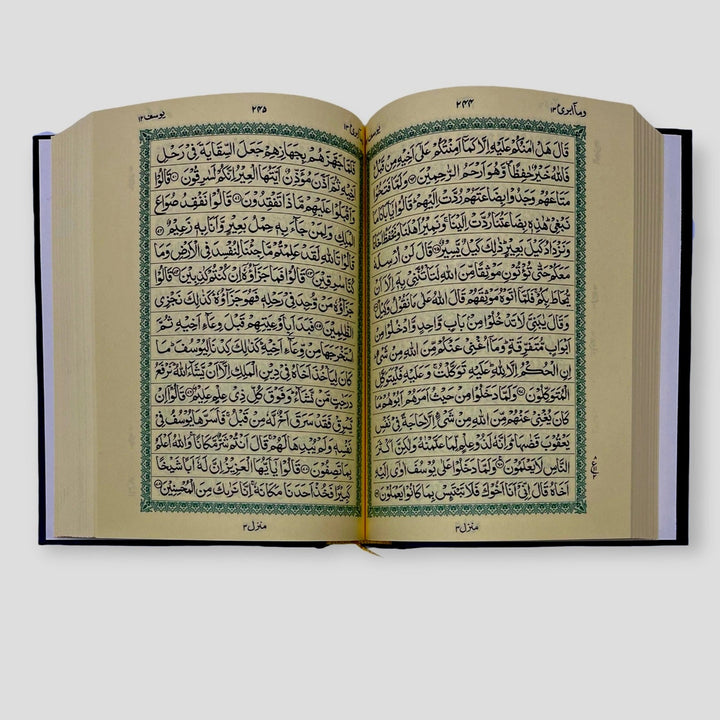 Indo Pak 15 line Quran High Quality Paper A5-20x14cm-theislamicshop.com