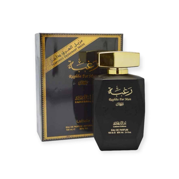 Raghba For Man  Eau De Parfum 100ml By Lattafa
