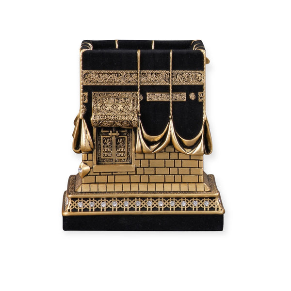 Islamic Table Decor Kaba Replica Gold & Black (Small)