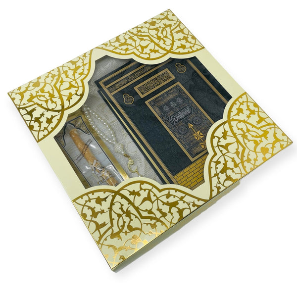 Islamic Gift set Prayer mat, Tasbeeh & Miswak Gift Box -theislamicshop.com