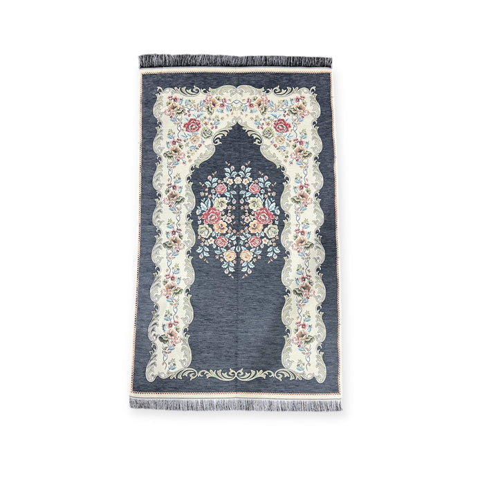 Chenille Jaynamaz salah prayer rug Turklish prayer mat Different Colour-TheIslamicshop.com