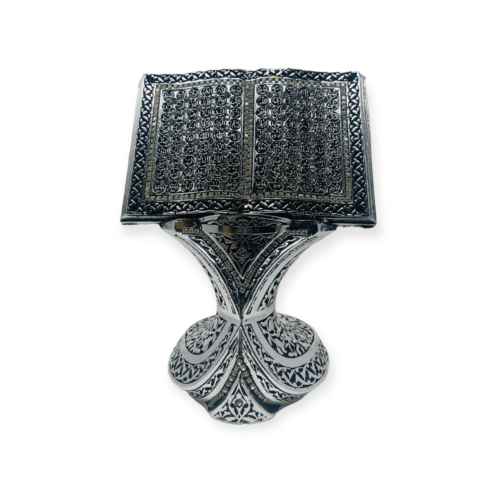 Islamic Table Decor Quran Open Book Allah Name- theislamicshop.com ...