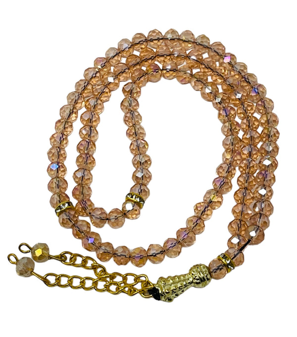 Crystal Prayer Beads, Tasbih, Misbaha, Eid Islamic Gift, worry beads