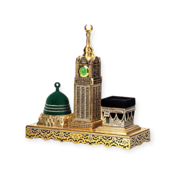 KAABA – ZAMZAM TOWER-MASCID-I NABAVI GOLD Turkish Ornament