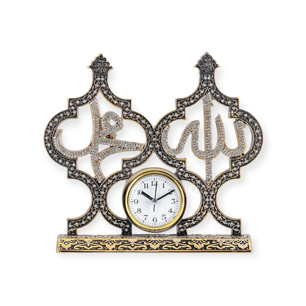 Allah and Muhammad With Table Clock islamic ornament