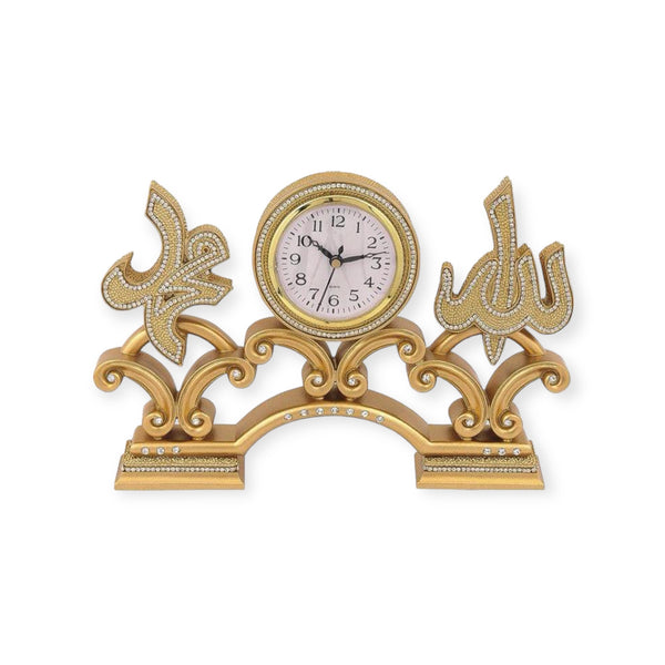 Allah Muhammad Trinket Triple Clock Gold BB-0965