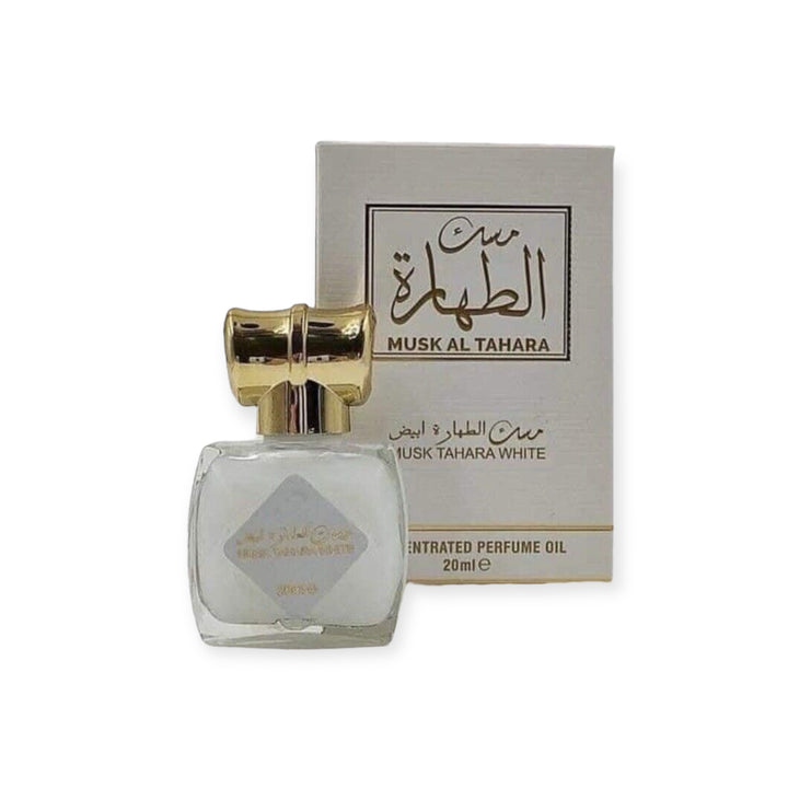 Musk AL Tahara White Concentrated Perfume oil 20ml Roll on perfume-theislamicshop.com