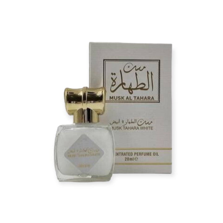 Musk AL Tahara White Concentrated Perfume oil 20ml-theislamicshop.com