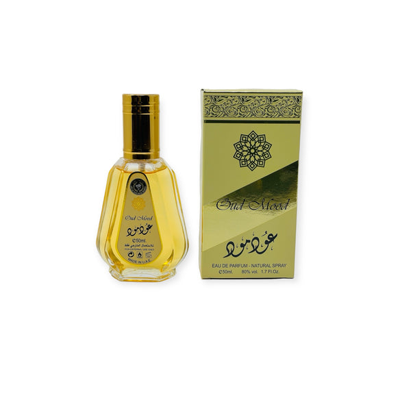 Oud Mood 50ml By Lattafa Floral Notes Ambery Musky Woody Perfume Spray