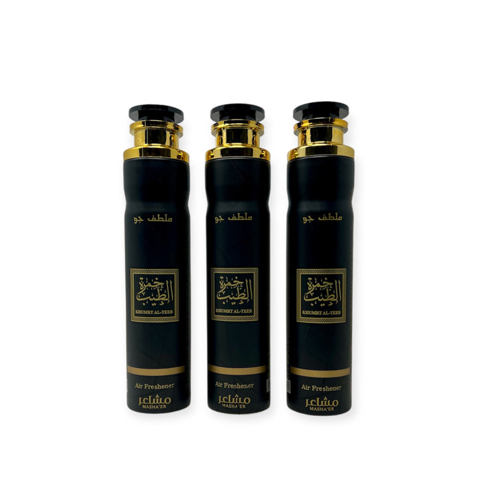 KHUMRAT AL-TEEB 300ml By MASHA'ER AIR FRESHENER SPRAY 300ML Pack of 3-theislamicshop.com