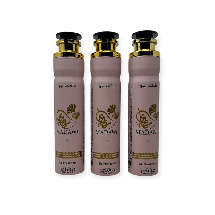 Madawi 300ml By MASHA'ER AIR FRESHENER SPRAY 300ML Pack of 3-theislamicshop.com