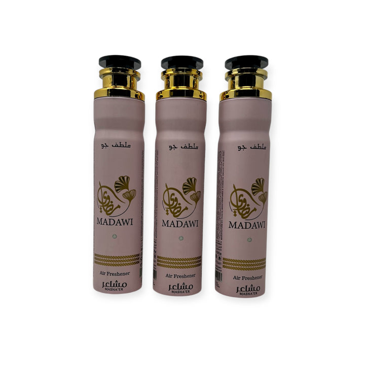 Madawi 300ml By MASHA'ER AIR FRESHENER SPRAY 300ML Pack of 3-theislamicshop.com