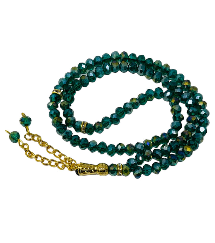 Crystal Prayer Beads, Tasbih, Misbaha, Eid Islamic Gift, worry beads-theislamicshop.com