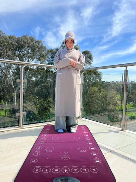 Smart Interactive Adult/Revert Prayer Mat – Rahma Version with touch-sensitive sensors.