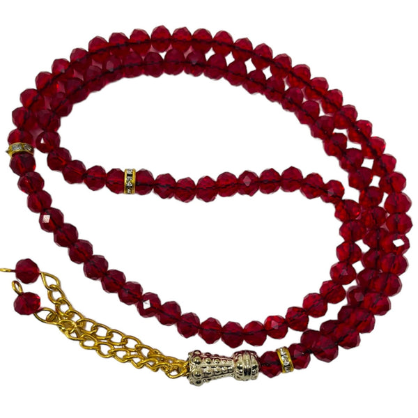 Crystal Prayer Beads, Tasbih, Misbaha, Eid Islamic Gift, worry beads-theislamicshop.com
