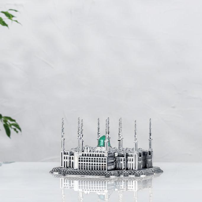 Masjid-E- Nabvi Ornament Silver-theislamicshop.com