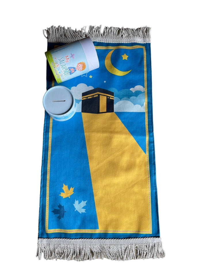 Child Prayer mat with gift box-TheIslamicshop.com