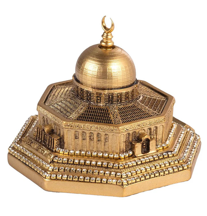 Islamic Table Décor Al Aqsa Dome of the Rock Replica Gold-theislamicshop.com