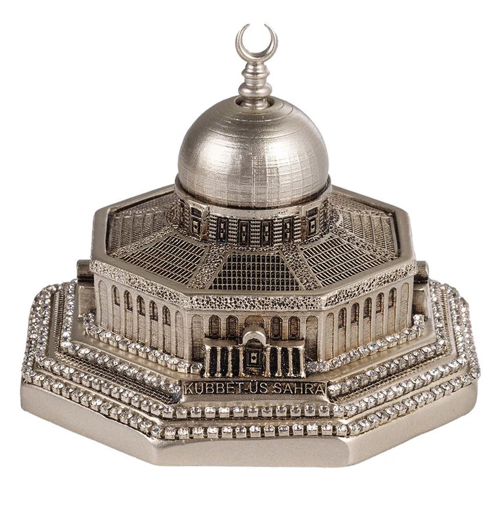 Islamic Home Decor Al Aqsa Dome of the Rock Replica Silver-theislamicshop.com