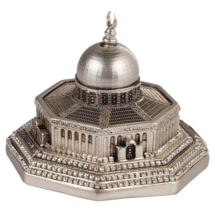 Islamic Home Decor Al Aqsa Dome of the Rock Replica Silver-theislamicshop.com