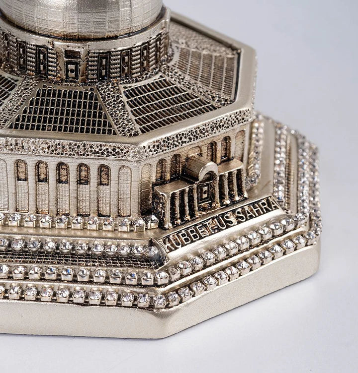 Islamic Home Decor Al Aqsa Dome of the Rock Replica Silver-theislamicshop.com