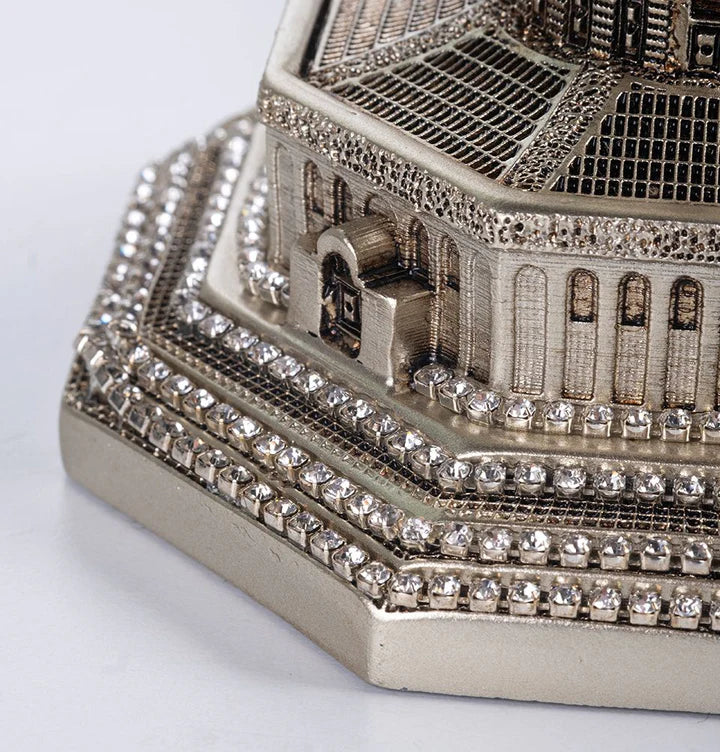 Islamic Home Decor Al Aqsa Dome of the Rock Replica Silver-theislamicshop.com