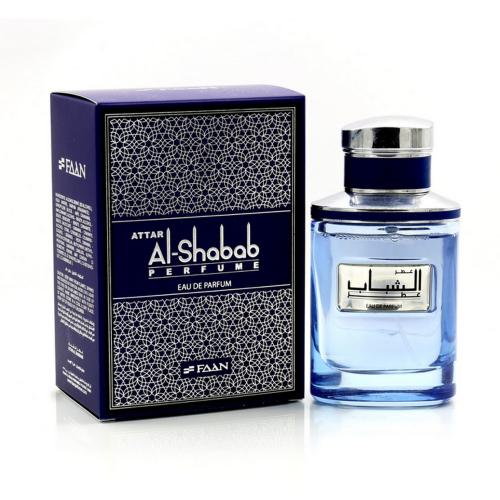 Al Shabab Attar Perfume by Faan with box, Eau De Parfum, 100ml bottle.