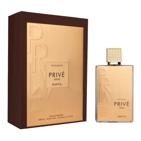 Exclusive Privé Gold RiiFFS 80 ml bottle front view