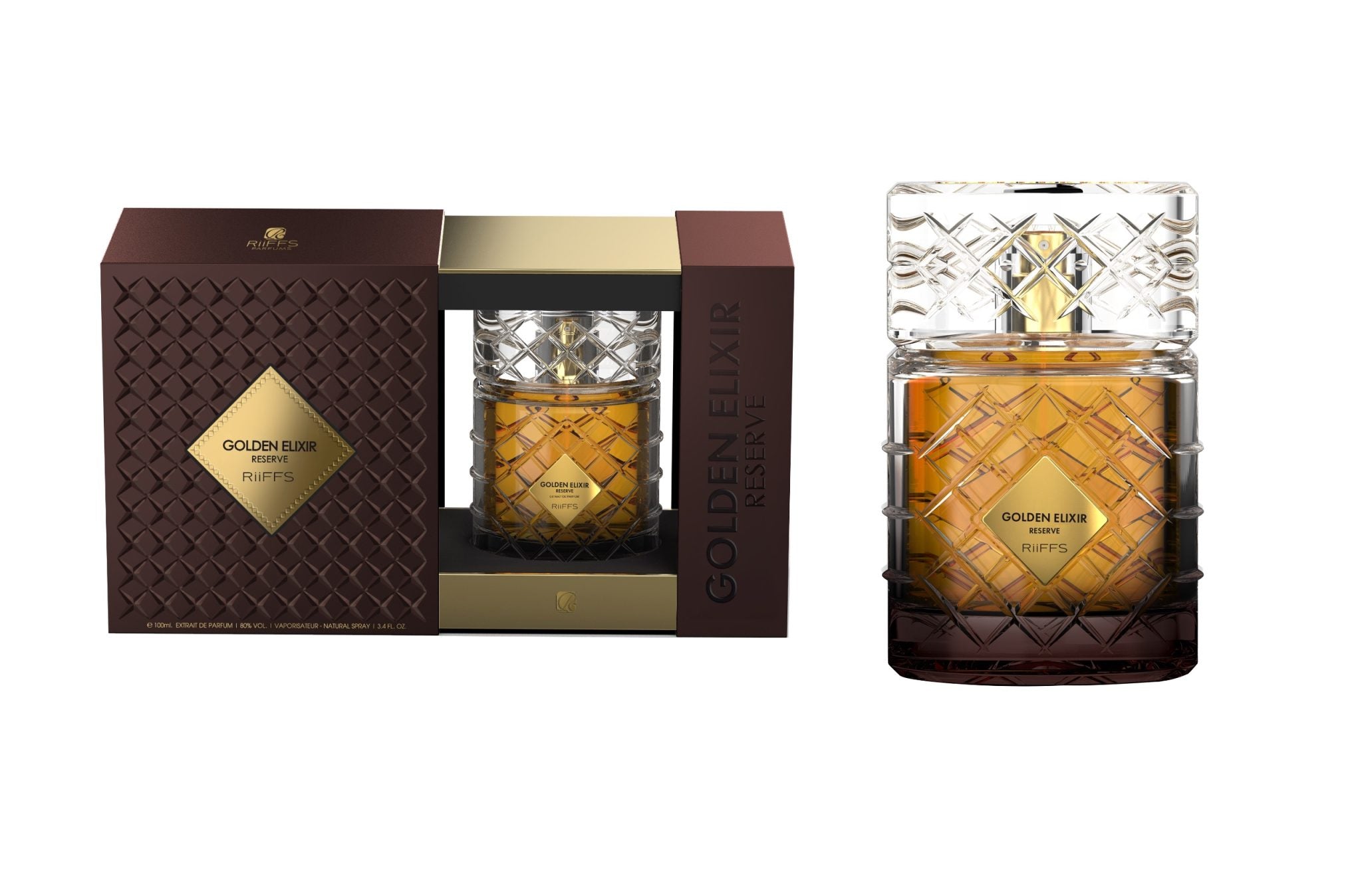 Golden Elixir Reserve – RiiFFS Extrait de Parfum 100 ml Unisex – The ...