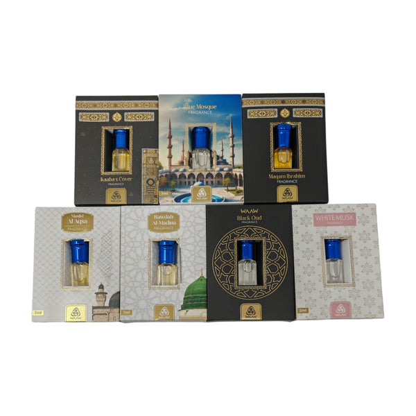 Alcohol-Free 3ml Oil-Based Perfume Collection-theislamicshop.com