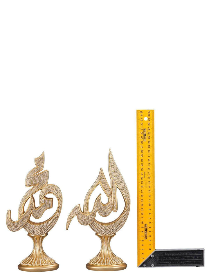 2 Piece Set Arabic Allah Muhammad. Islamic ornament-(NKBY-1503S1)-theislamicshop.com