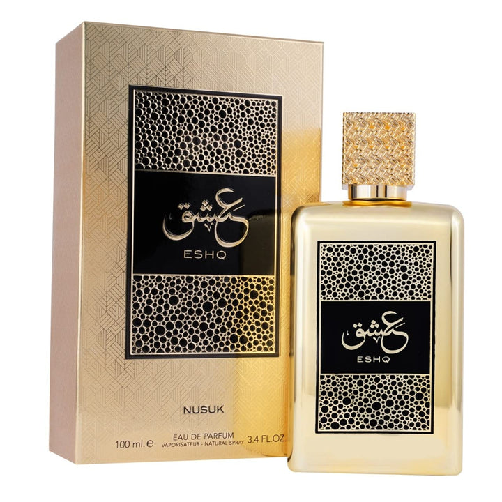 NUSUK ESHQ Eau De Perfume / UNISEX/100 ml/BESTSELLER FRAGRANCE-theislamicshop.com