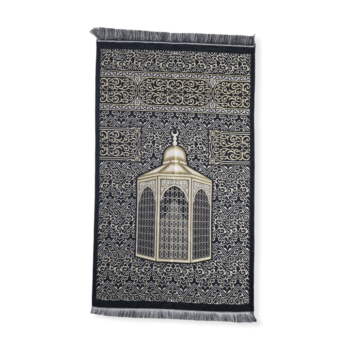 Kaba design prayer mat-TheIslamicshop.com