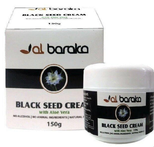 Al Baraka Black Seed Cream With Aloe Vera 100% Halal And And Natural Almost gone - The Islamic Shop