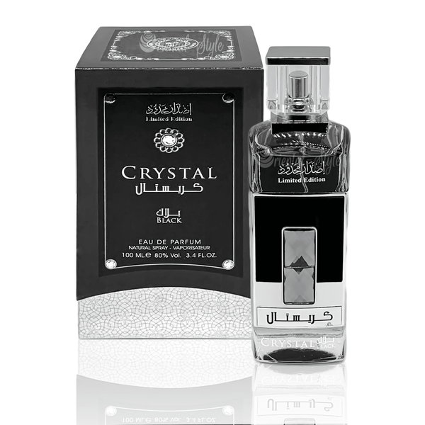 Crystal Black Eau de Parfum 100ml by Ard Al Zaafaran Perfume Unisex-theislamicshop.com