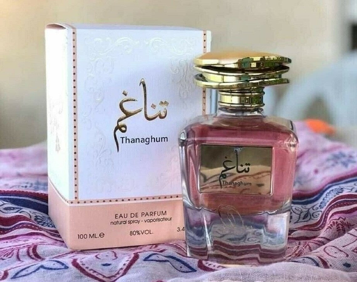 THANAGHUM By Faan Al Ibdaa Eau De Parfum For Women With Deodorant, Best Fragrance For Her 100ML / 3.4Oz Original U.A.E Arabian newest Perfume