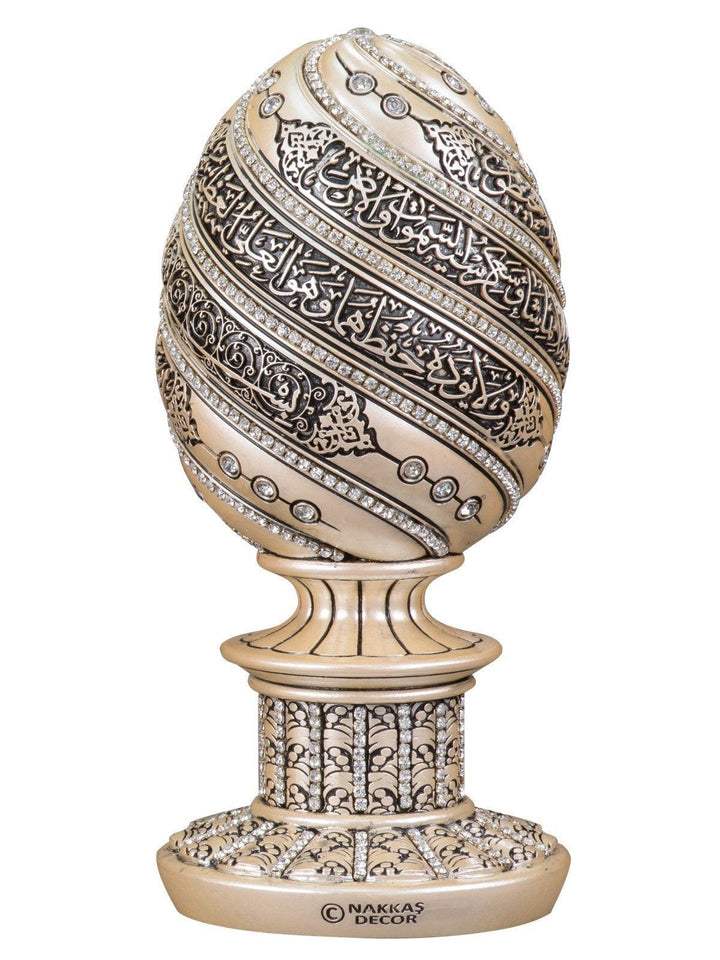 Islamic Table Decor Ayatul Kursi Egg Pearl-theislamcshop.com