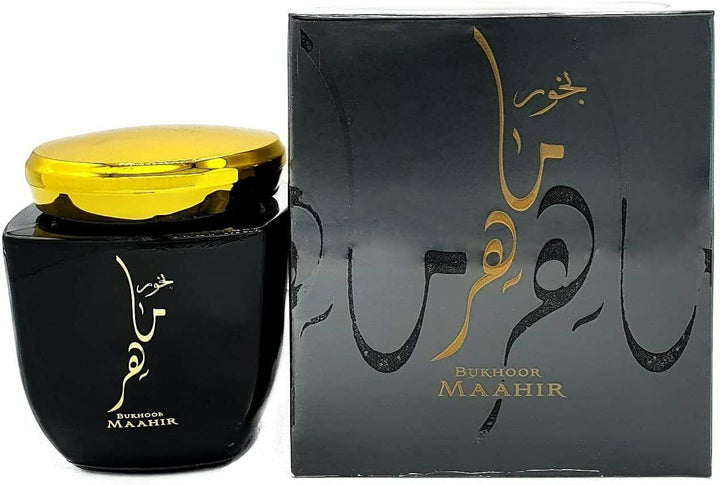 Maahir Bakhoor 80g Ard zafaran incense bukhoor jasmine sandal wood fragrance-theislamicshop.com