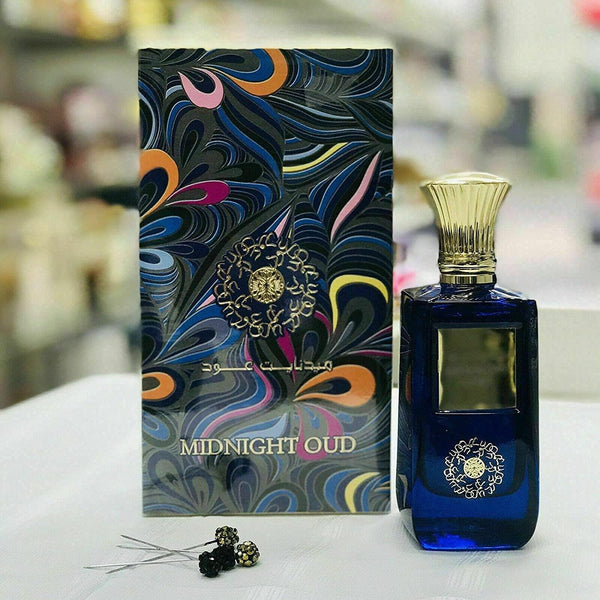 Midnight Oud Eau De Parfum by Ard Al Zaafaran 100ml-theislamicshop.com