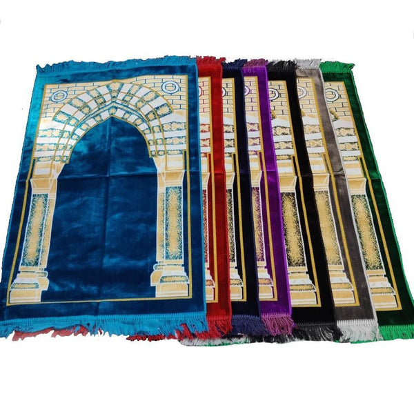 Minimalist Rawda disign prayer mat sajjadah jaynamaz salah prayer rug Turklish prayer mat - The Islamic Shop