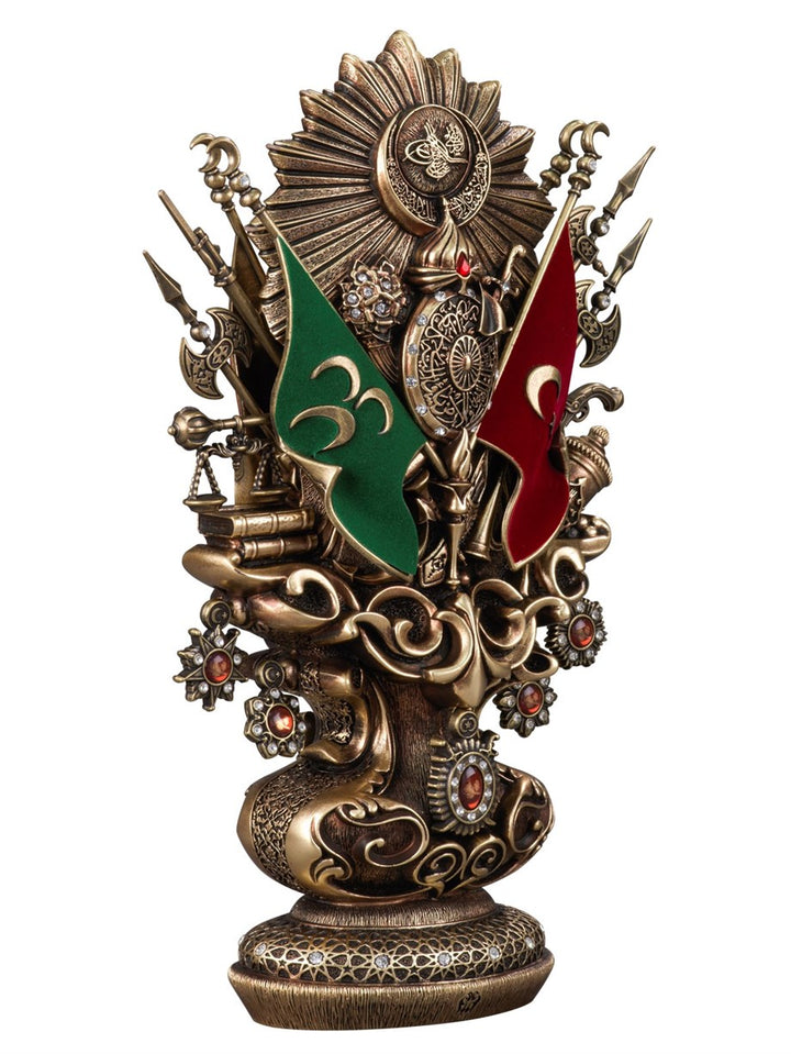 Islamic Table Decor | Ottoman Coat of Arms (NKBY-3405S2)-theislamicshop.com