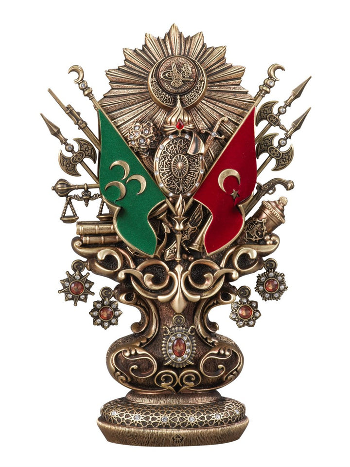 Islamic Table Decor | Ottoman Coat of Arms (NKBY-3405S2)-theislamicshop.com