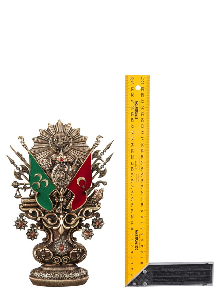 Islamic Table Decor | Ottoman Coat of Arms (NKBY-3404S2)-theislamicshop.com