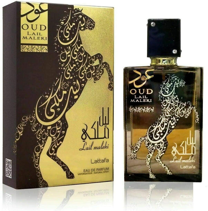 Oud Lail Maleki Eau De Parfum Spray 100ml Lattafa Islamic shop