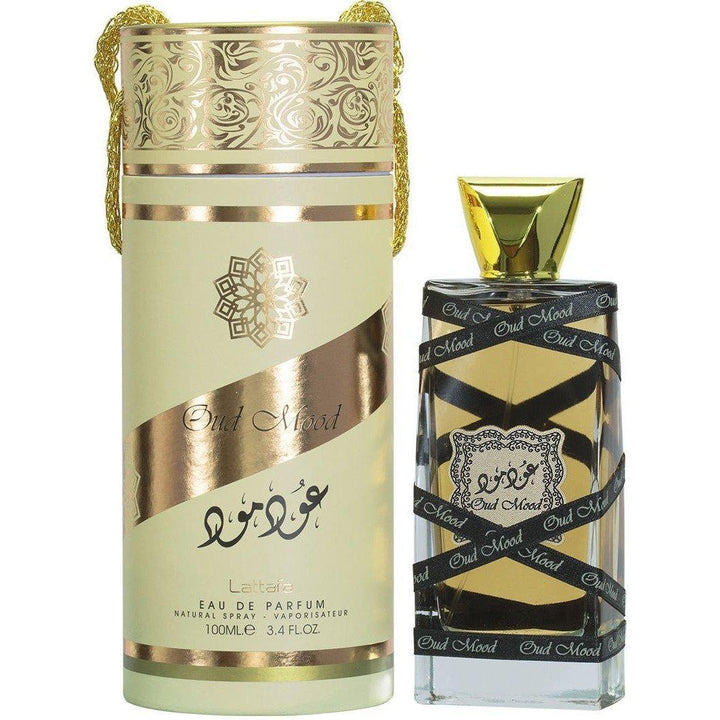 cheapest Oud Mood 100ml By Lattafa Floral Notes Ambery Musky Woody Perfume Spray the islamic shop